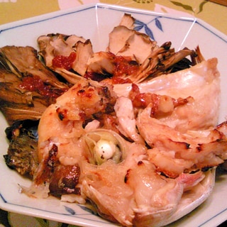 鯛のお頭と舞茸のＷ麹焼き